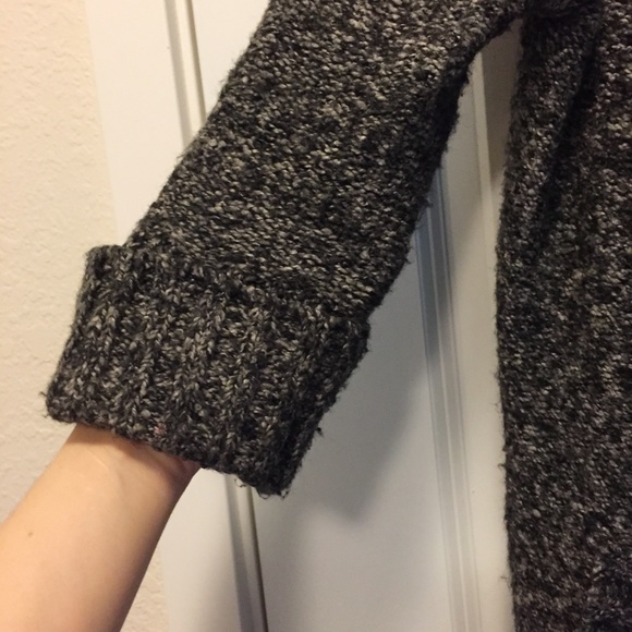 Kensie Knit Fringe Open High Low Cardigan - Picture 4 of 8